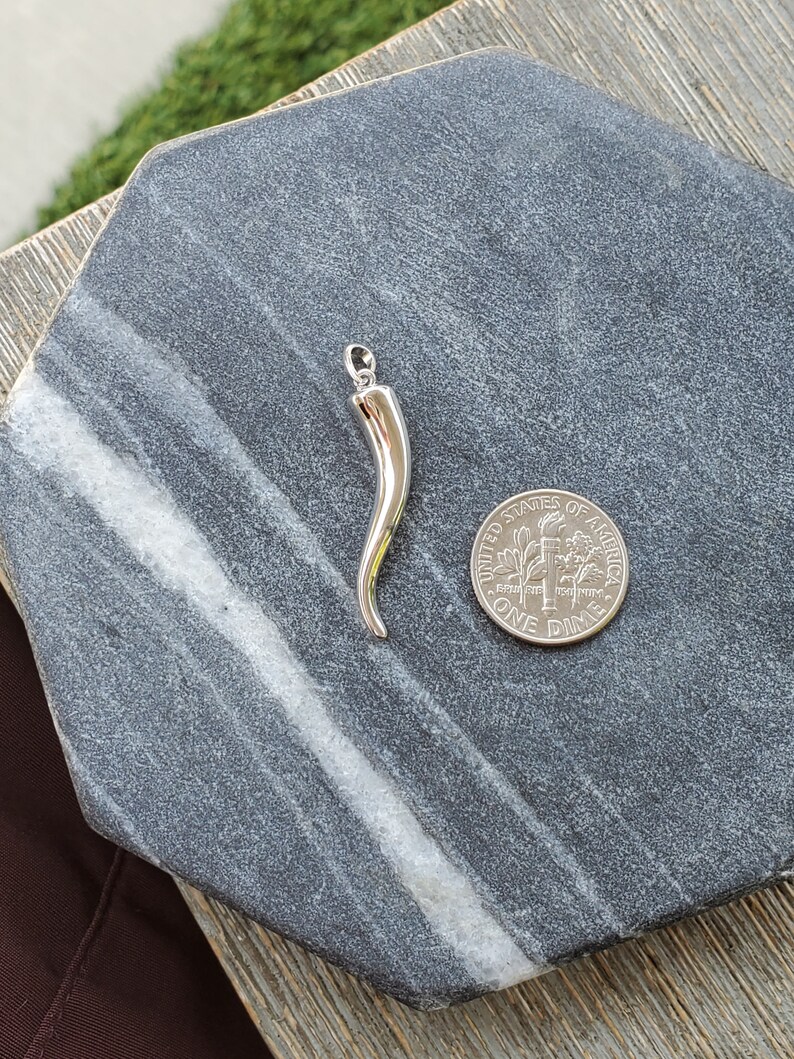 Italian Horn to Ward off Evil Eye Charm/pendant Solid 14k Etsy