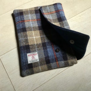 Harris Tweed Bible cover - blue colourways collection - custom size