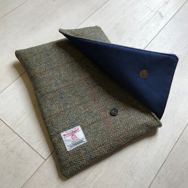 Harris Tweed Bible cover - grey, brown and black colour collection - custom size