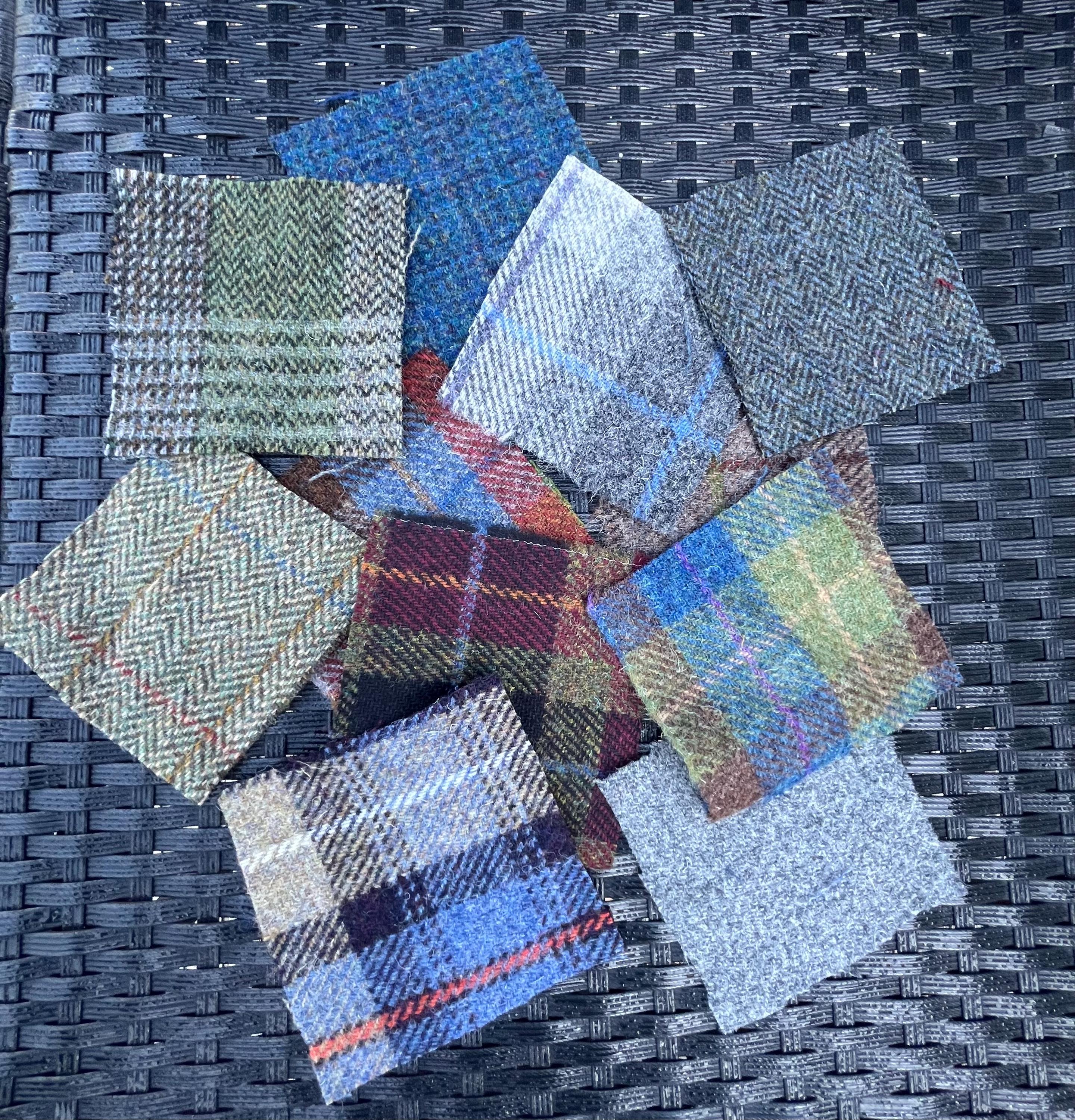 Harris Tweed Fabric Samples - Two Sizes - Etsy