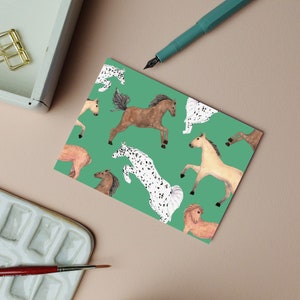 Postkarte für Pferdefreunde