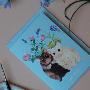 Karte Amore Hamster