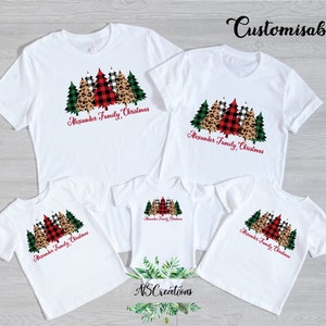 Matching family  Tree Christmas T-Shirts/ Matching Christmas Shirts/Christmas Holiday / Christmas jumper Gift/ Christmas Pajamas /