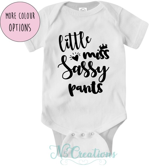Little miss sassy pants t shirt Clearance