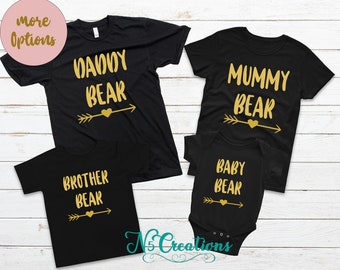 Mama Bear Shirt/ Bear Family Shirts/ Mama Bear Baby Bear Shirt/ Papa Bear Shirt/New Mom Gift/ Baby Shower Gift/ Mom Shirt/ Mum and me NEW