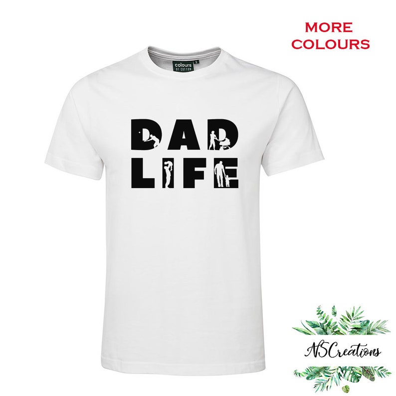 T-shirt fête des pères/ T-shirt DAD LIFE/ /Papa shirt ...