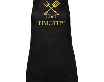 Chef your name, Personalised Apron, Chef Apron grill, Your Design Here Apron, Birthday Gift, Christmas Gift, Apron Custom, Aprons For Women