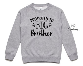 Promoted To Big Brother Sweatshirt, Big Brother Jumper, Big Brother Sweatshirt, Big Brother T-Shirt, I'm Going To Be A ,  big bro, hoodie