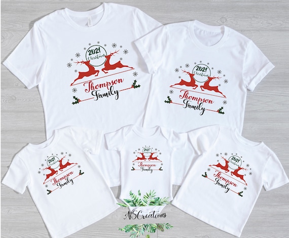 Matching Christmas T-shirts/ Christmas Etsy