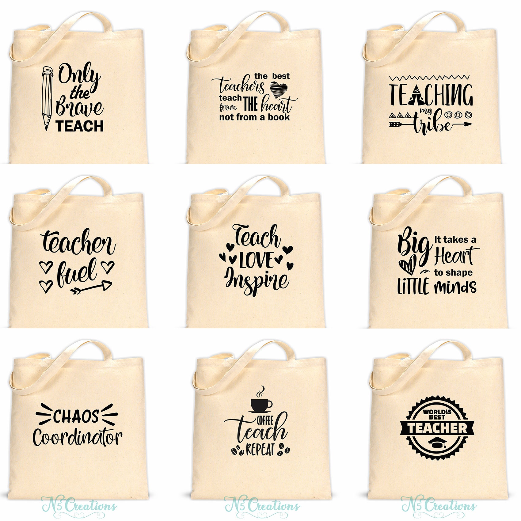 1pc Teacher Appreciation Gift Women Canvas Tote Bag Graduation Gifts Letter  Print Fashionable Tote Bag School Gift