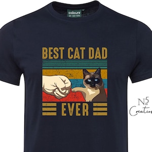 Best Cat Dad Ever t-shirt, Cat Dad shirt,  Father's Day Personalized Cat Owners Shirt, Personalized Shirt, Gift For Cat Dad Papa, birthday