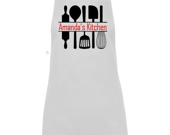 Personalised Apron,  Chef Apron, Your Design Here Apron, Birthday Gift, Christmas Gift, Apron Custom, Aprons For Women, men customised