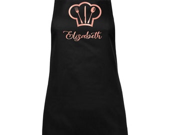 Chef hat apron, Personalised Apron, Chef Apron grill, Your Design Here Apron, Birthday Gift, Christmas Gift, Apron Custom, Aprons For Women