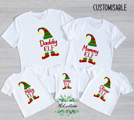 Camisetas elfos / Camisas navideñas a - Etsy España