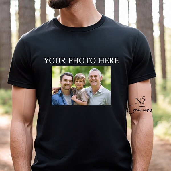 Custom Photo Shirt/ Custom Shirt With Photo/ Image tshirt/  T-shirt Photo/ Logo shirt/ Photo Shirt/ Picture Shirt
