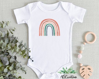 Rainbow baby Bodysuit/ Pregnancy announcement/ New baby bodysuit/rainbow bodysuit/ baby announcement/ new mum/ Baby shower gift