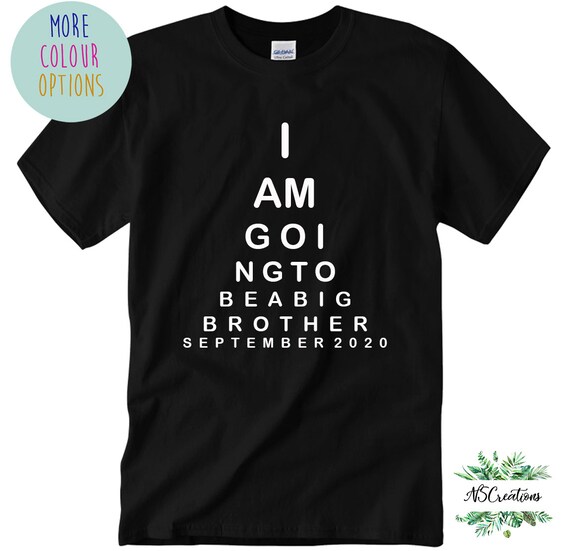 Promoted to Big Brother t shirt new baby reveal top Brother to be Pregnancy announcement Big brother shirt 2