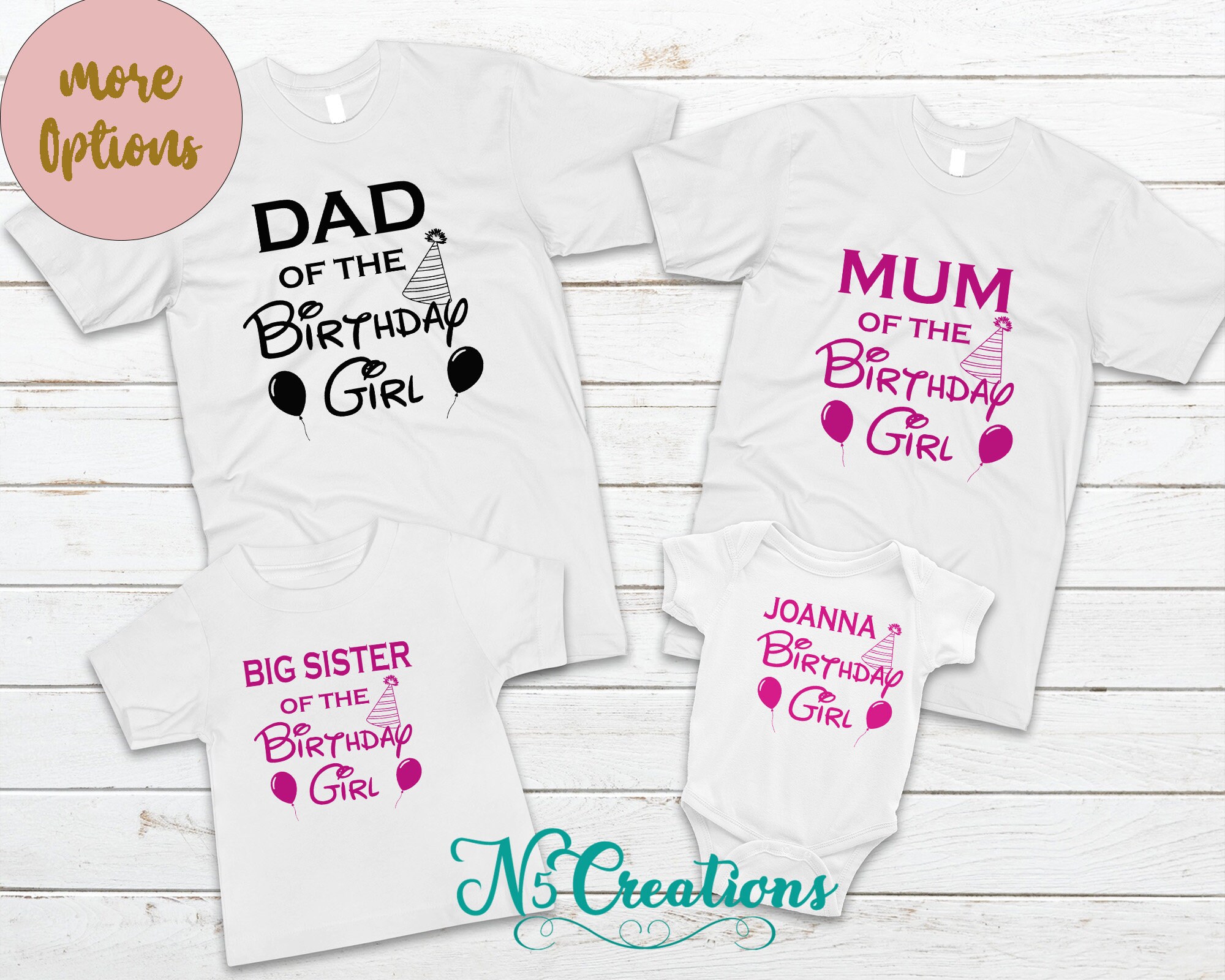 birthday shirts for parents