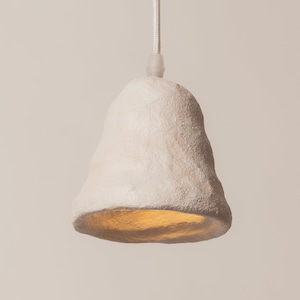 Ceramic Bell Pendant Light Bedroom, Kitchen Island Lighting, Clay Pendant Lamp, Kitchen Lighting Clay, Small Island Light, Ceiling Lamp