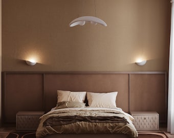 Clay Wall Sconce Set of 2, Modern Wabi Sabi Light