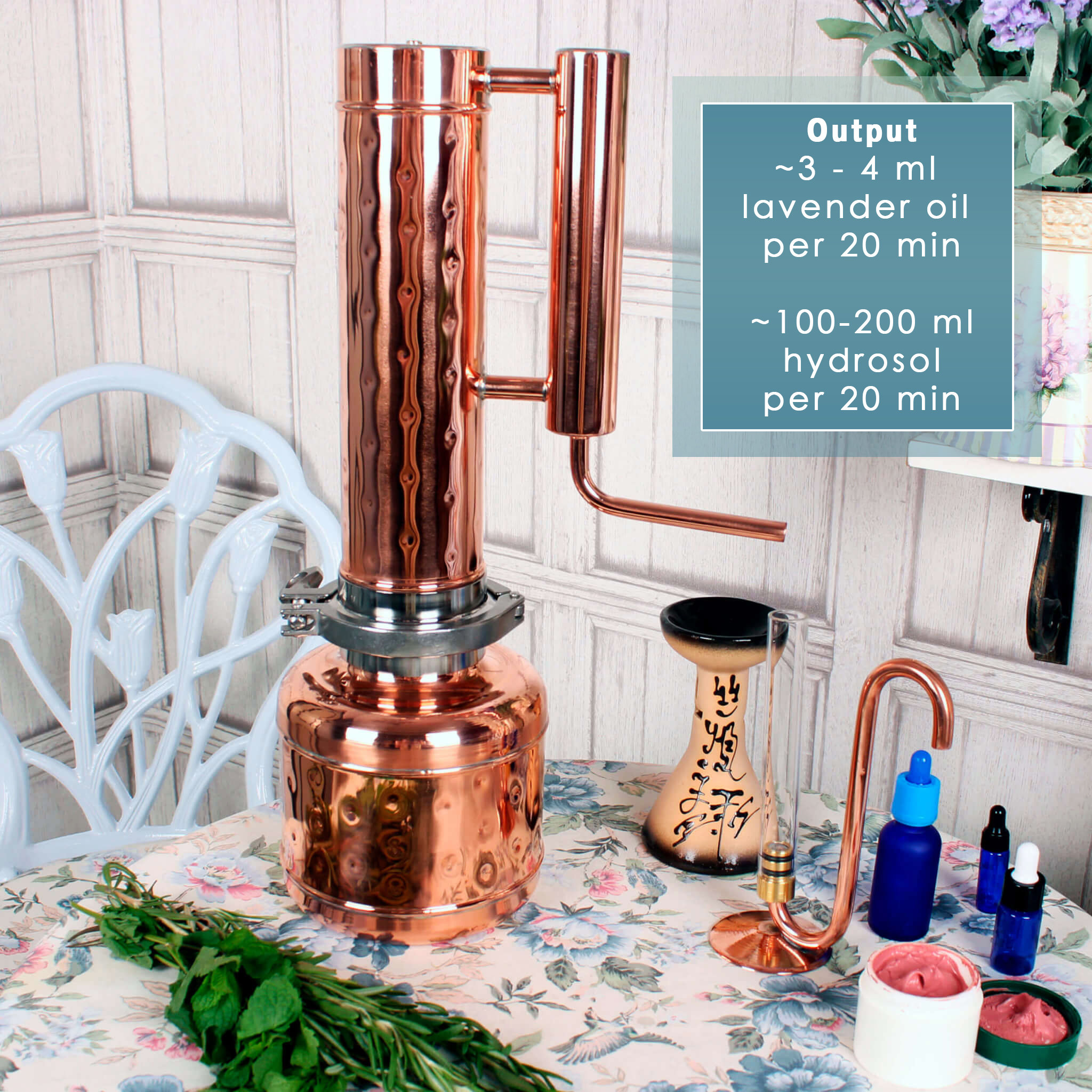 Essential Oil Distiller 2L Essential Oil Steam Distillation Etsy