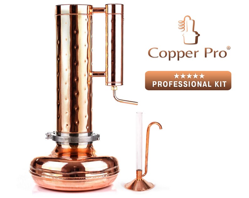 Essential Oil Distiller 14L Copper Pro Professional Kit Etsy