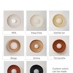 Handmade Chandelier, Clay Ceramic Pendant Lamp image 10