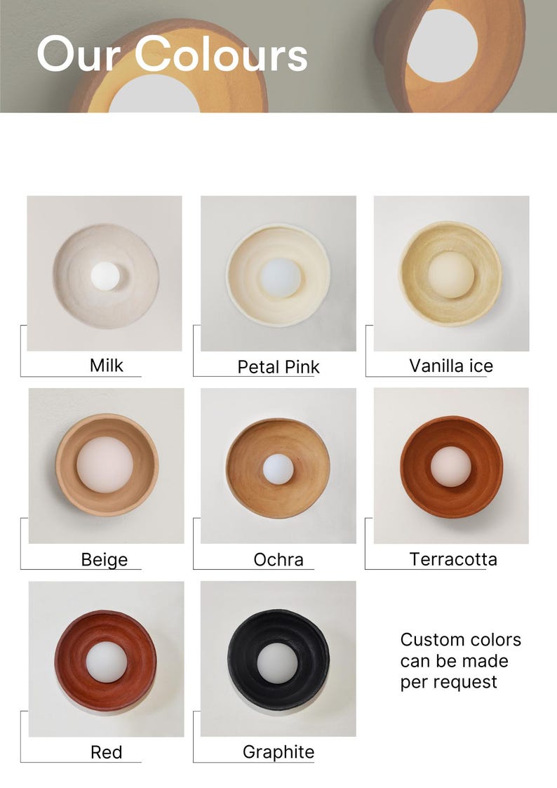 Handmade Chandelier, Clay Ceramic Pendant Lamp image 10