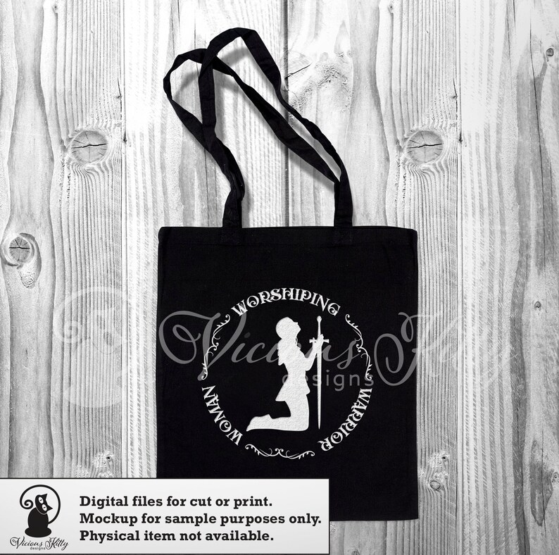 Christian Svg Worshiping Warrior Woman Sword Word of God Etsy