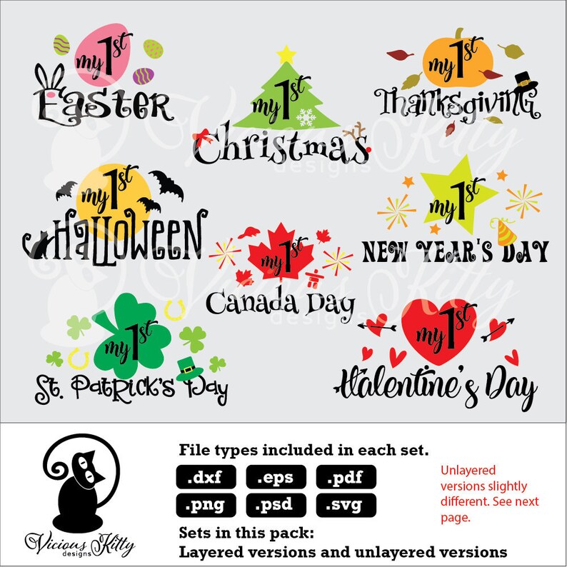 Download Baby S First Canadian Holidays Canada Silhouette Dxf Eps Pdf Png Psd Svg Files Cricut My 1st Baby Milestone Svg Bundle Brother
