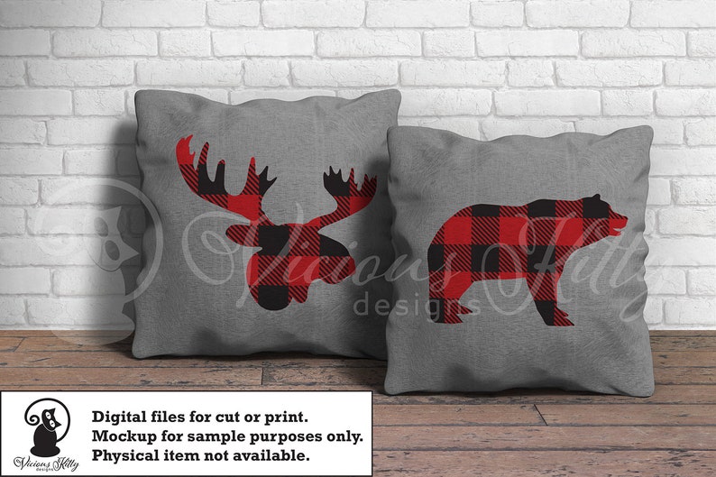 Download Canada svg layered buffalo plaid symbol bundle moose ...