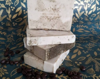 Cappuccino Coffee exfoliating  Soap 