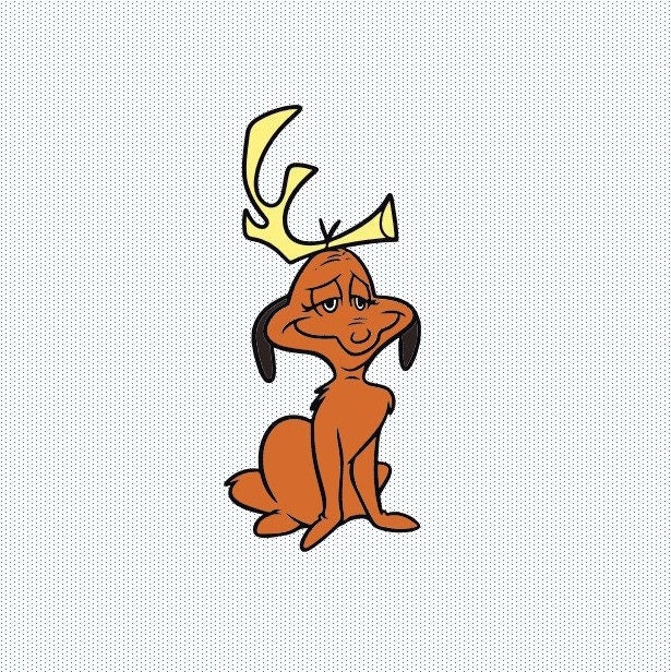 dog antler grinch