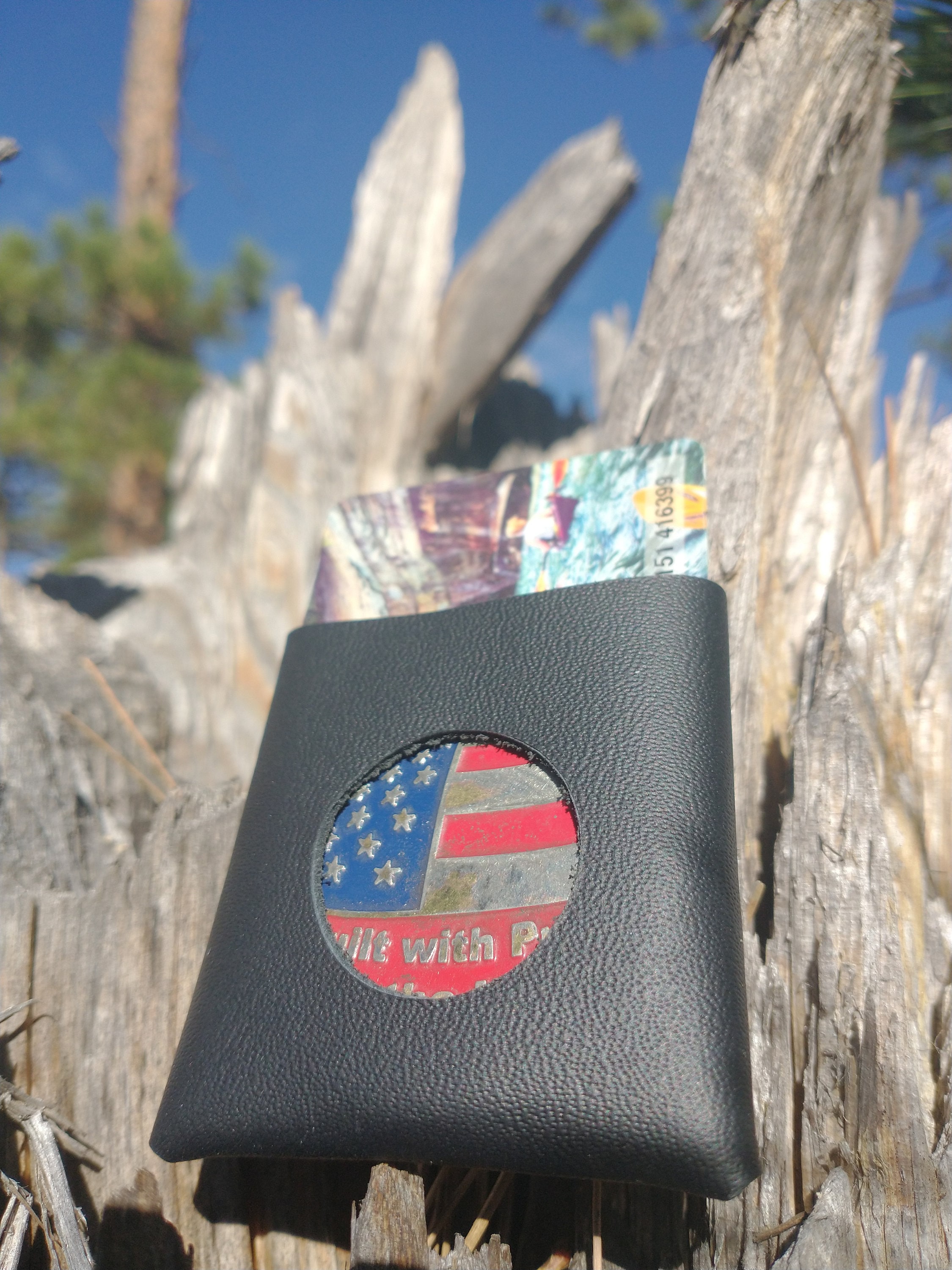 Challenge Coin Holder Credit Card Wallet