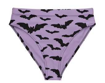 Purple Bat Bikini Bottoms - Size XS-3XL