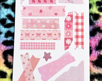 Junk | Self-Adhesive Sticker Sheets | 4x6.8in | Stationery & DIY Junk Journaling
