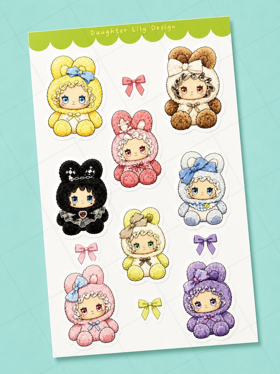 Emma Inspired Sticker Sheet | Glossy Waterproof Journaling Craft ...