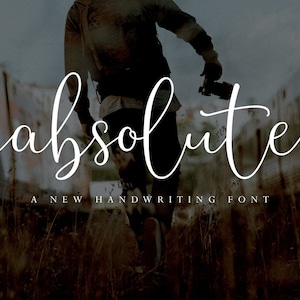 Absolute Script | a Thin Handwritten Script Font