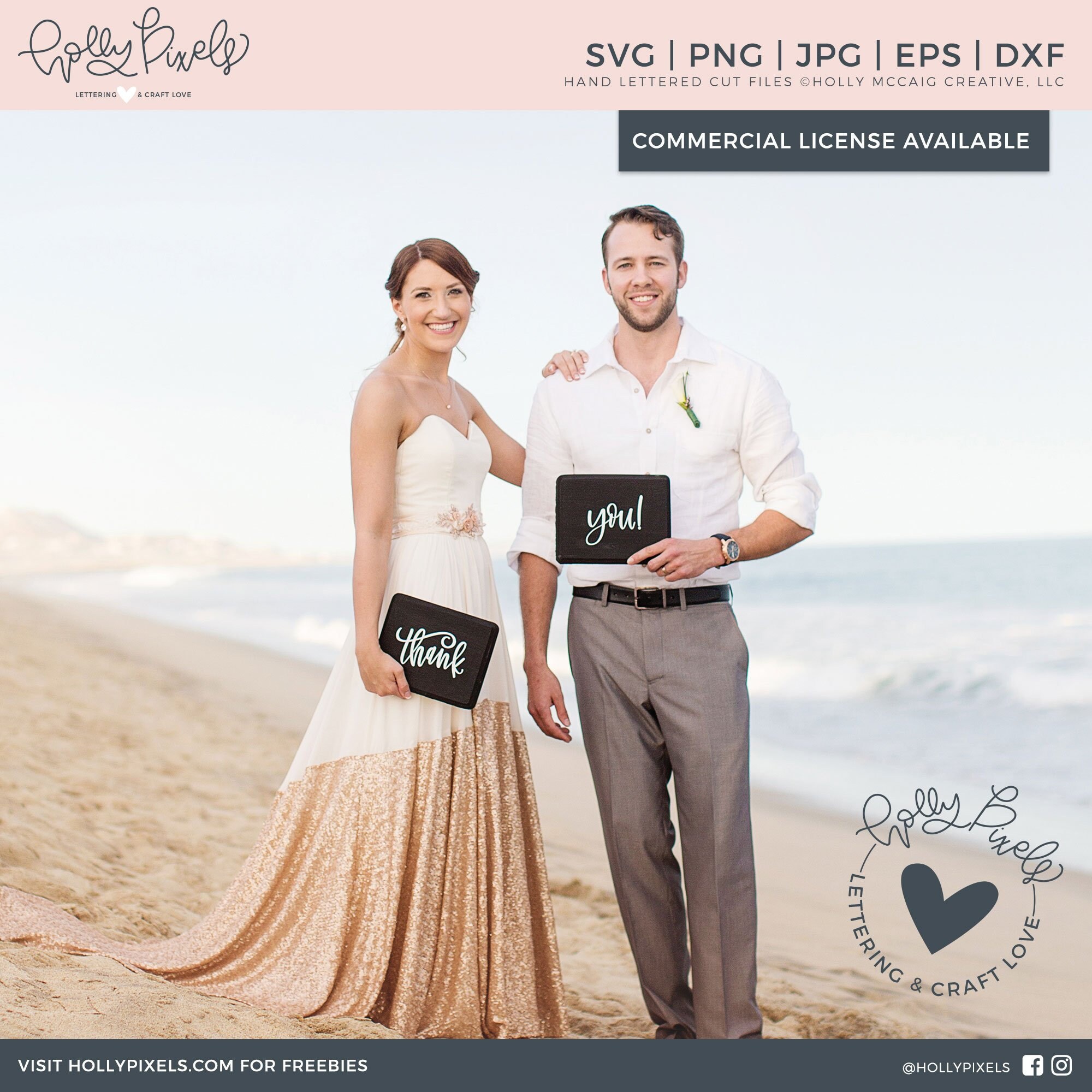 Wedding SVG Thank You SVG Bridal SVG Design so Fontsy - Etsy