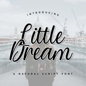 Little Dream - Een natuurlijk scriptlettertype