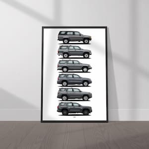 【SALE】GENERATIONS掲載ページ（ポスターサイズ）#51254 Toyota 4runner Evolution Generations Poster - Etsy