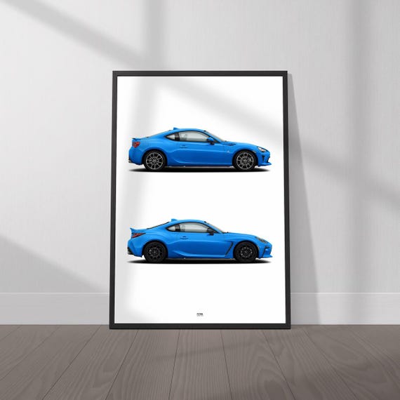 Toyota GR86 Evolution Poster- Wall Art for Car Enthusiasts - Etsy