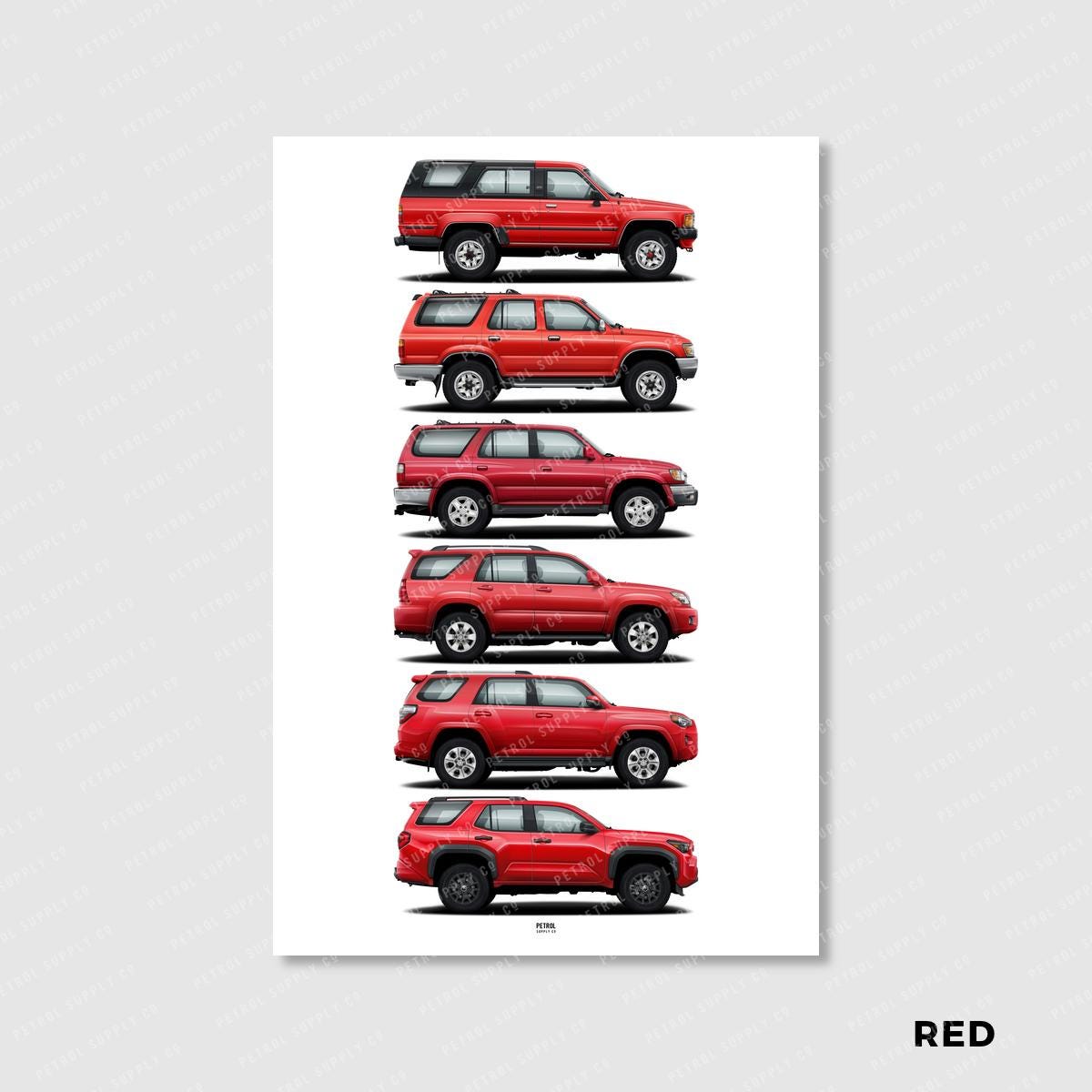 【SALE】GENERATIONS掲載ページ（ポスターサイズ）#51254 Toyota 4runner Evolution Generations Poster - Etsy