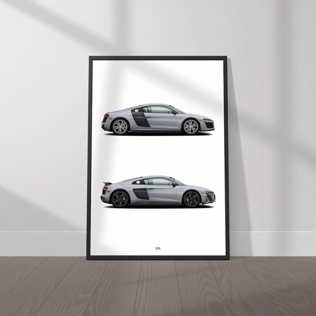 Audi R8 Evolution Poster- Wall Art for Car Enthusiasts - Etsy