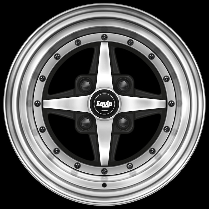 Vintage Wheels Poster Classic Japanese and European Wheels Etsy France