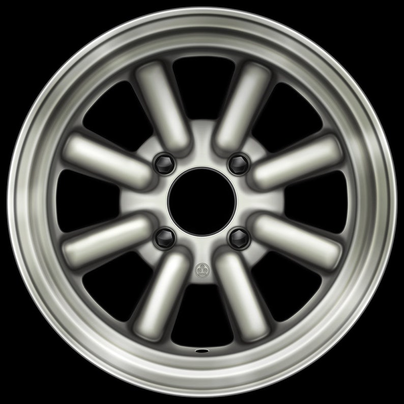 Vintage Wheels Poster Classic Japanese and European Wheels Print Etsy