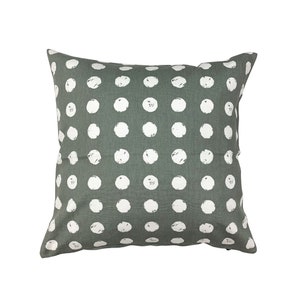 Cushion cover, sofa cushion 50 x 50 cm grey dots, patterned