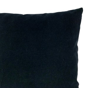 Cushion cover decorative cushion black pink bows 30 x 50 cm, 50 x 50 cm with soft black fine corduroy backing image 10