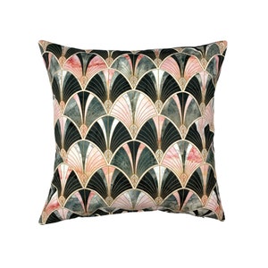 Cushion cover decorative cushion black pink bows 30 x 50 cm, 50 x 50 cm with soft black fine corduroy backing 50 Centimeters