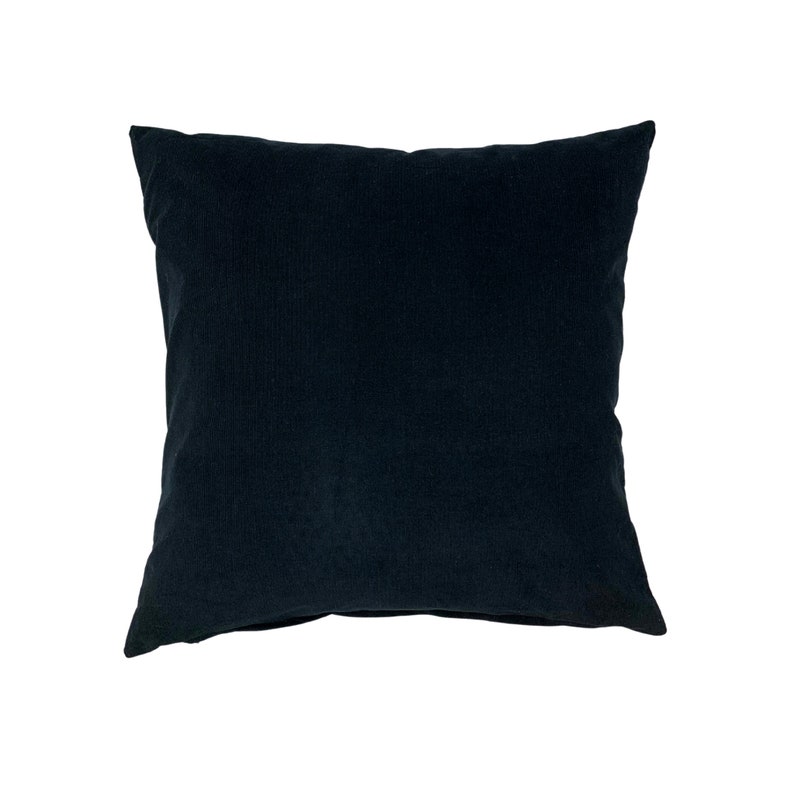 Cushion cover decorative cushion black pink bows 30 x 50 cm, 50 x 50 cm with soft black fine corduroy backing image 9